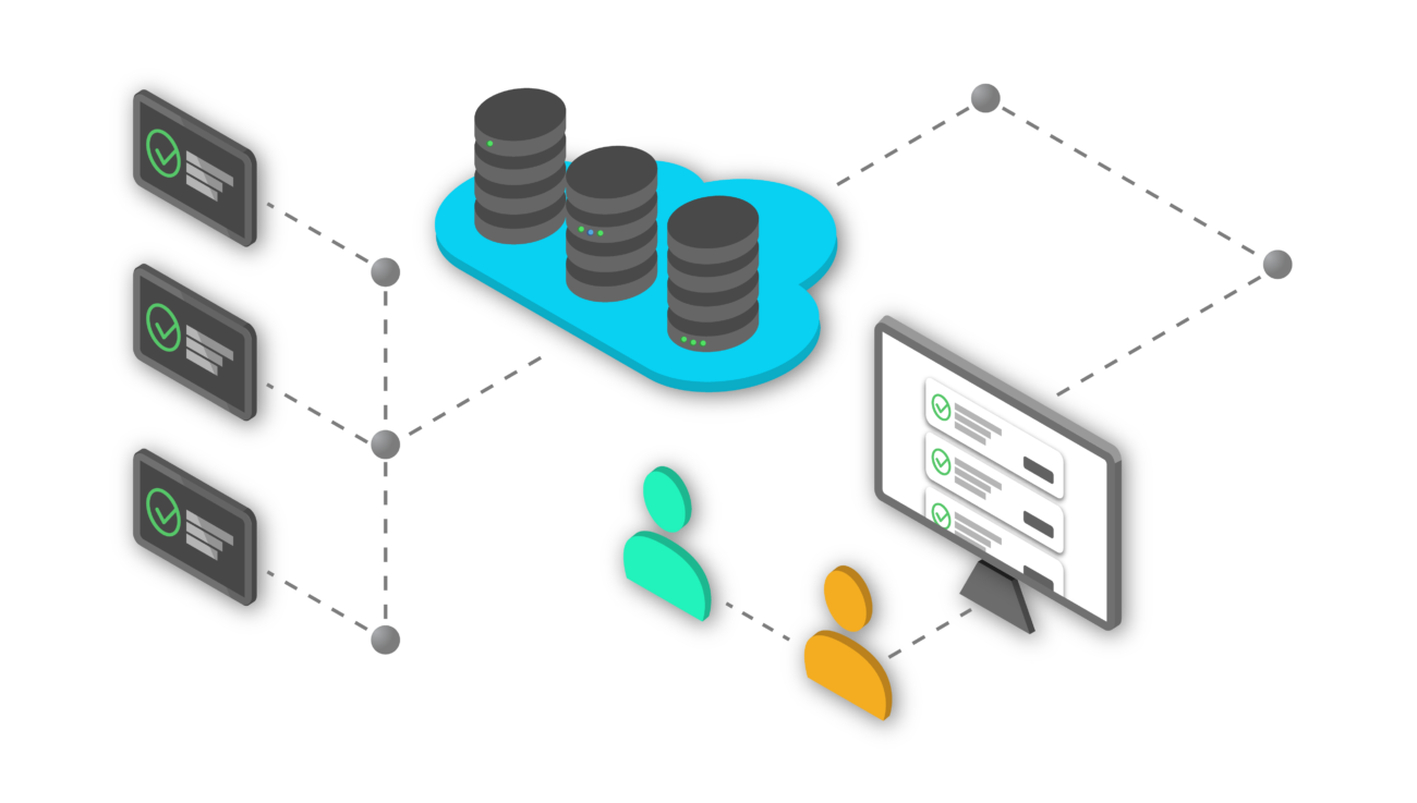 connected devices illustration